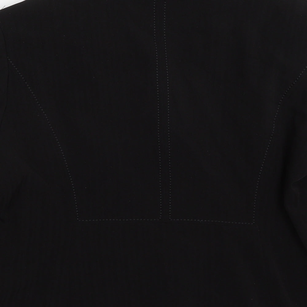 Marks and Spencer Womens Black   Jacket Blazer Size 16  Button