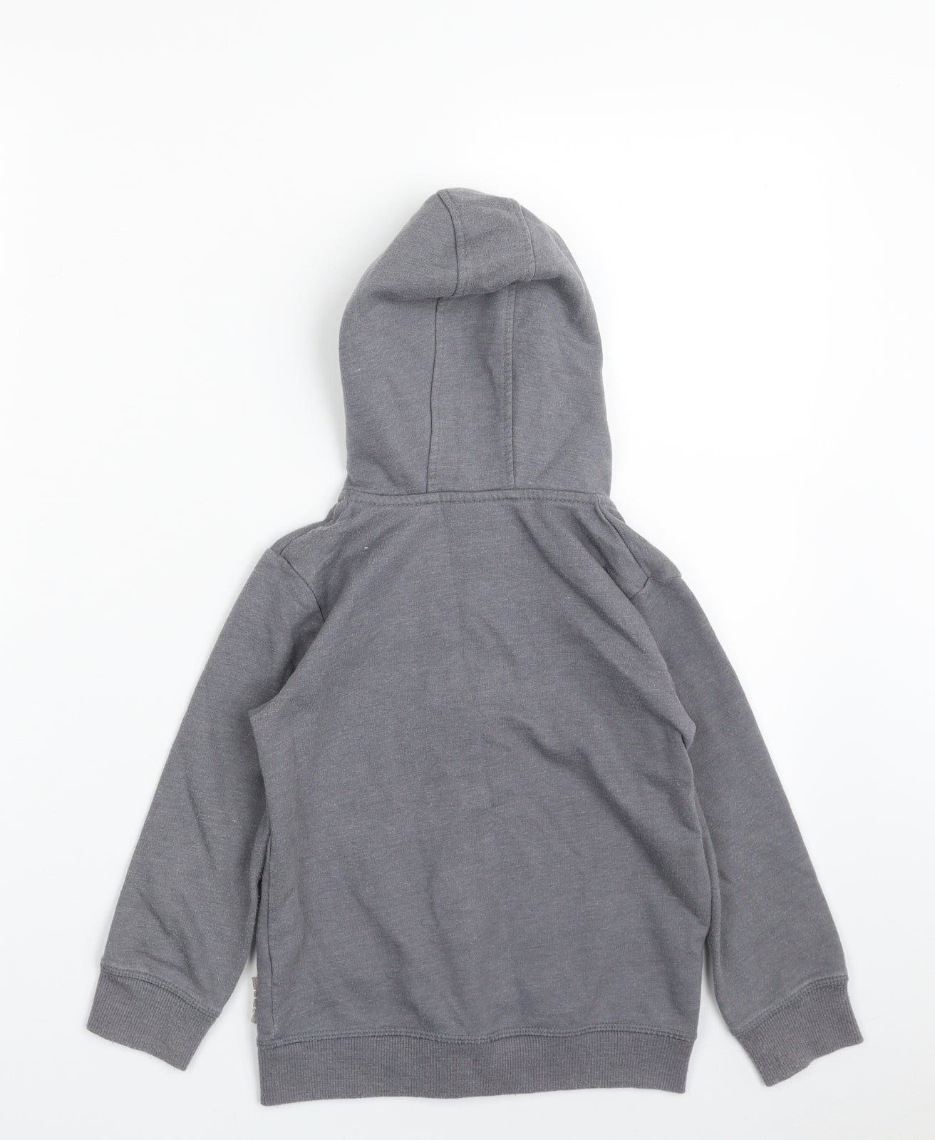 George Boys Grey  Cotton Full Zip Hoodie Size 4-5 Years  Zip - Jake and the Never Land Pirates