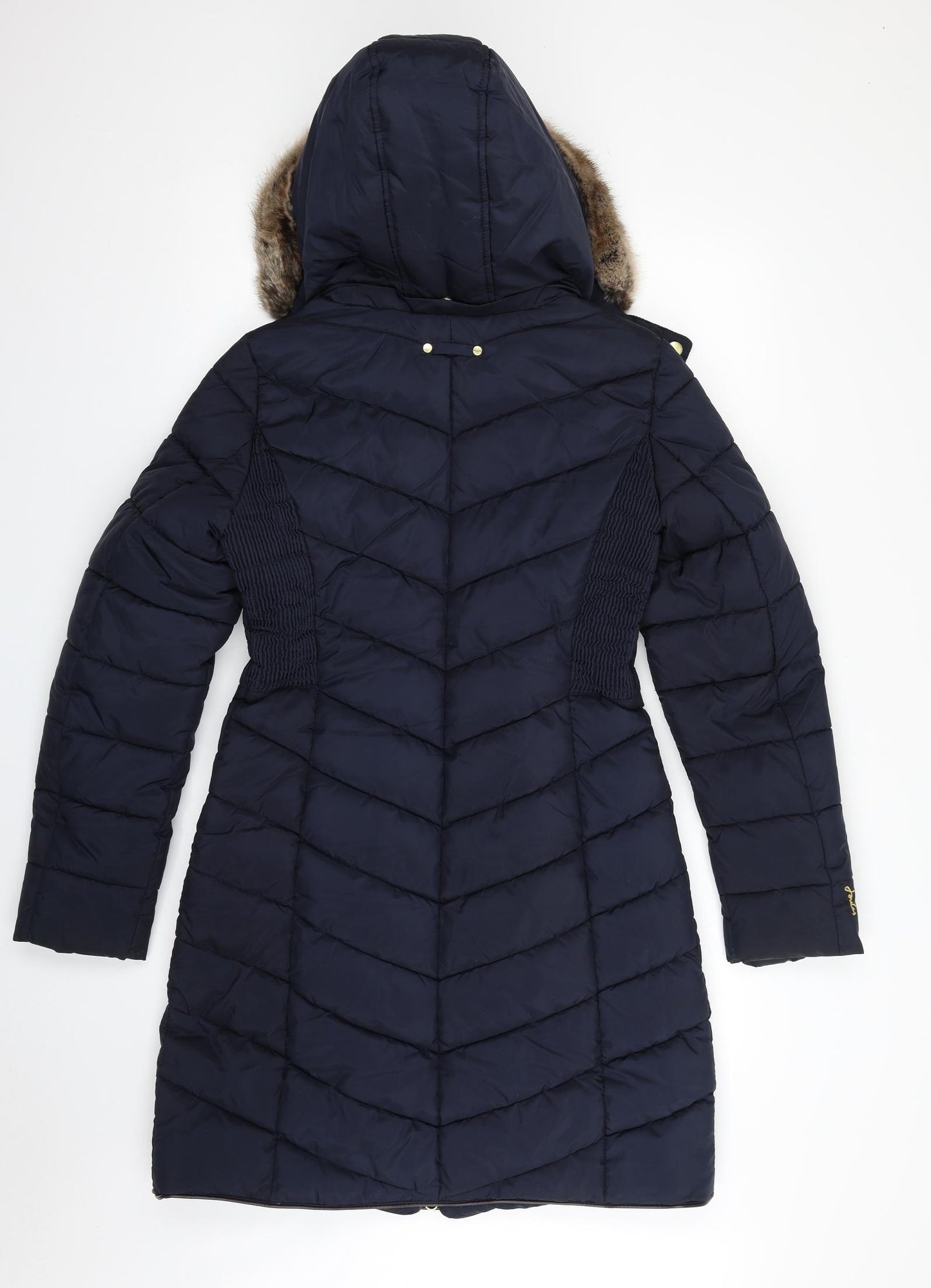 Joules Womens Blue   Quilted Jacket Size 10  Zip