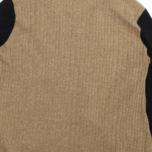 Viccio Womens Multicoloured Houndstooth Polyester Pullover Sweatshirt Size 20  Pullover