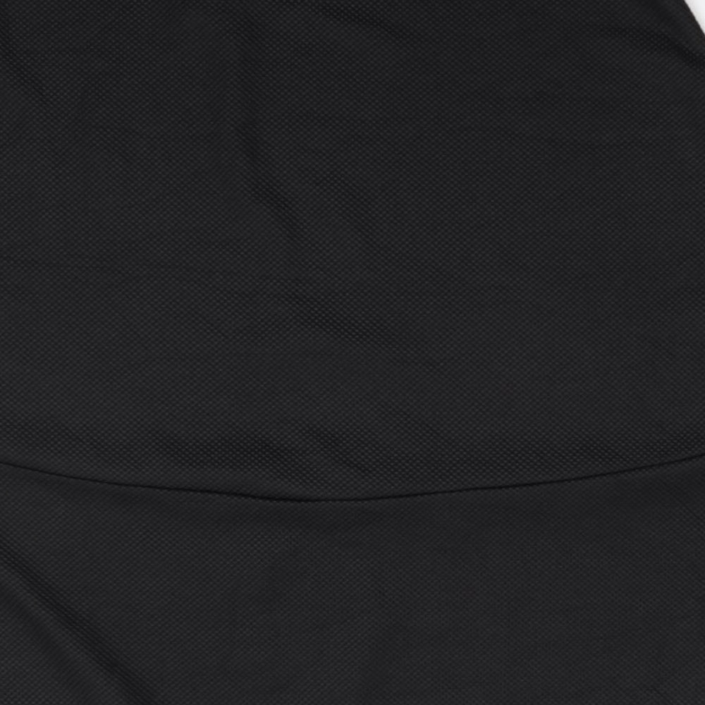 H&M Womens Black  Polyester A-Line Skirt Size M