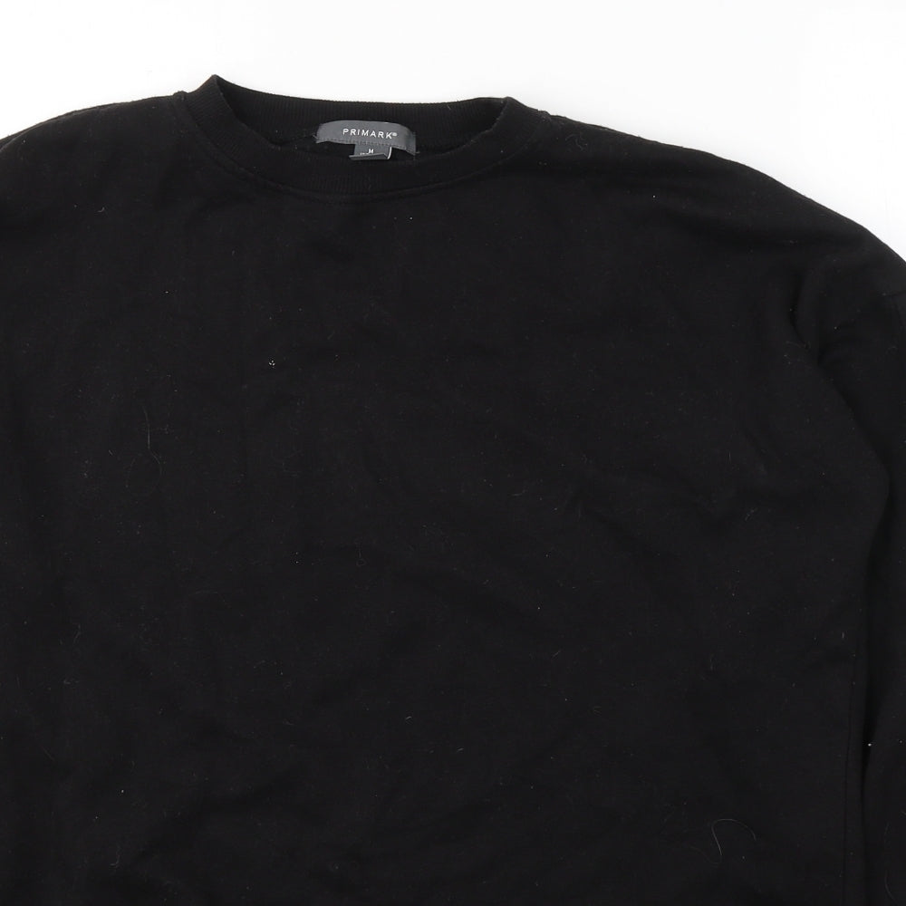 Primark Womens Black  Polyester Pullover Sweatshirt Size 10  Pullover