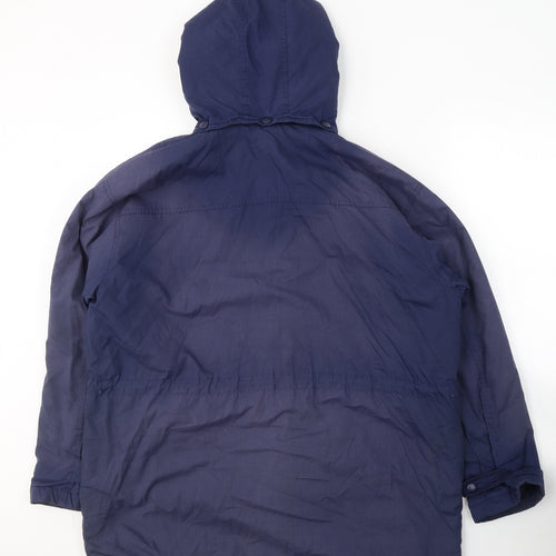 BHS Womens Blue   Trench Coat Coat Size 16  Zip