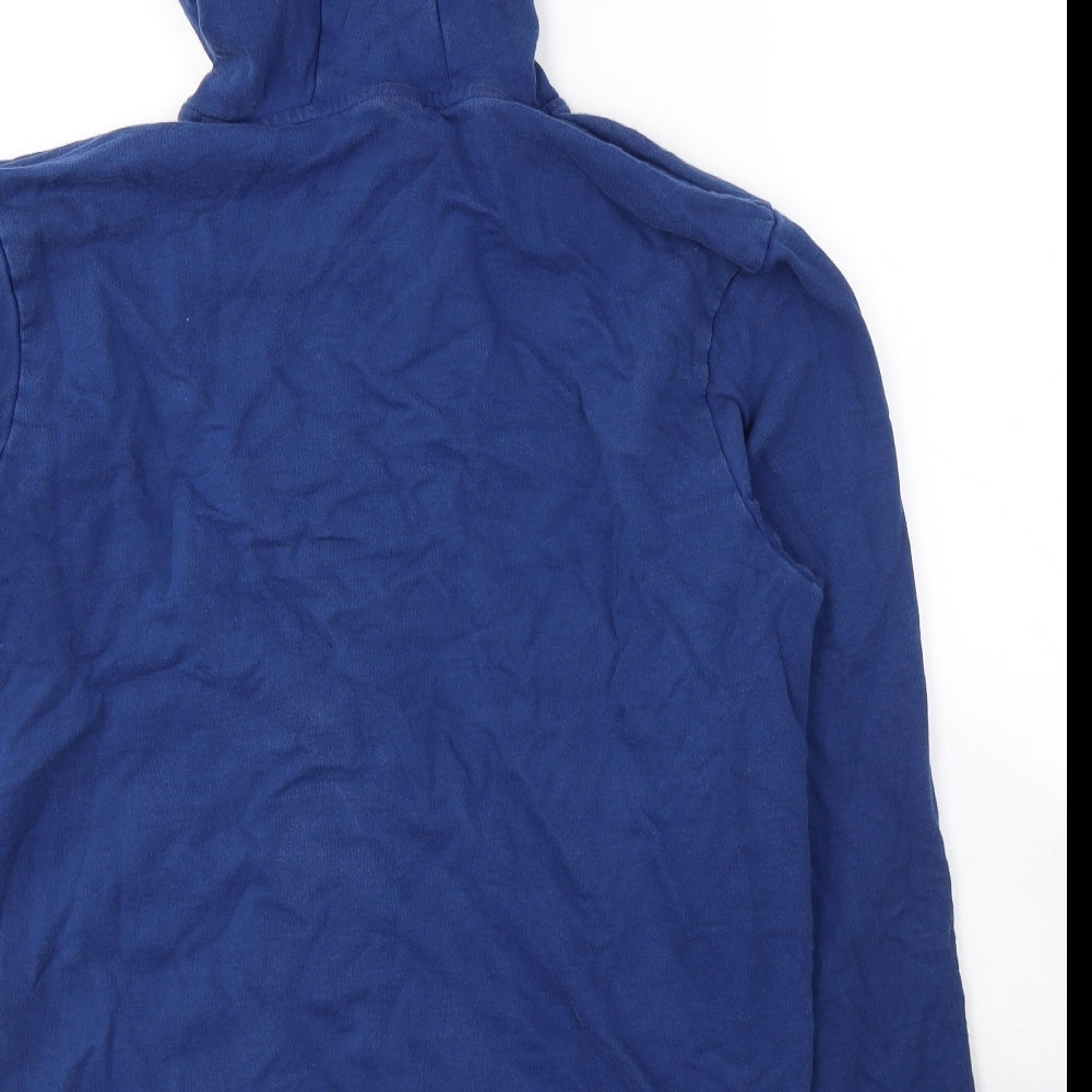 UEFA Euro 2016 Mens Blue  Cotton Pullover Hoodie Size L   - England France