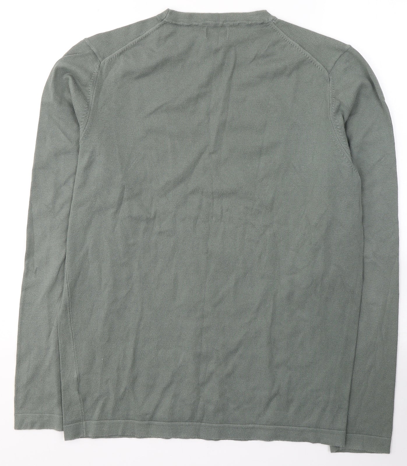 NEXT Mens Green  Cotton  T-Shirt Size M Round Neck