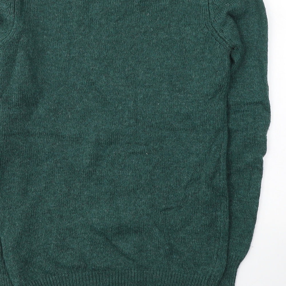 Atmosphere Womens Green Round Neck  Acrylic Pullover Jumper Size 6