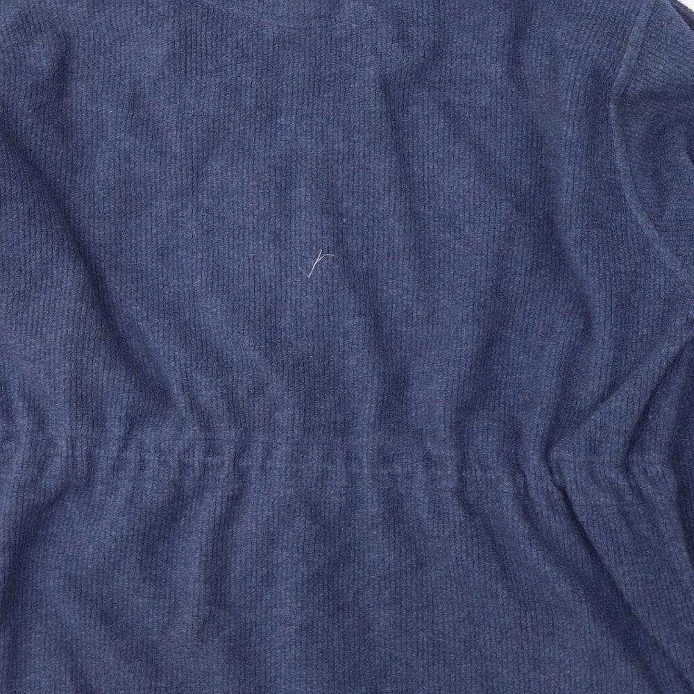 COMPLIMENTS Womens Blue  Polyester Full Zip Hoodie Size 18  Zip