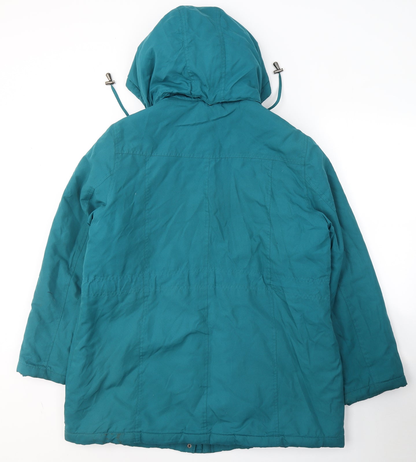 BHS Womens Blue   Trench Coat Coat Size 16  Zip