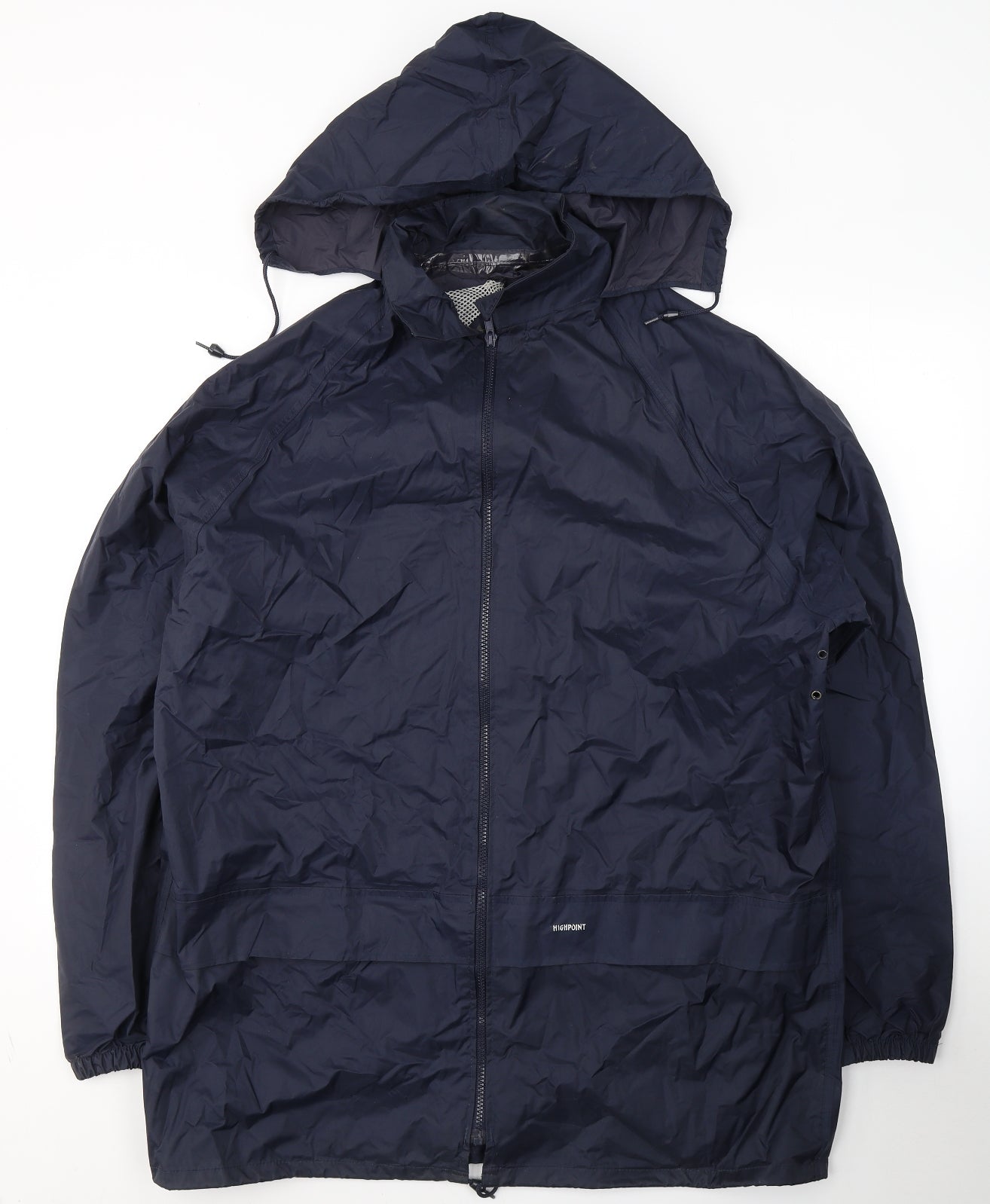 High Point Mens Blue   Rain Coat Jacket Size XL  Zip