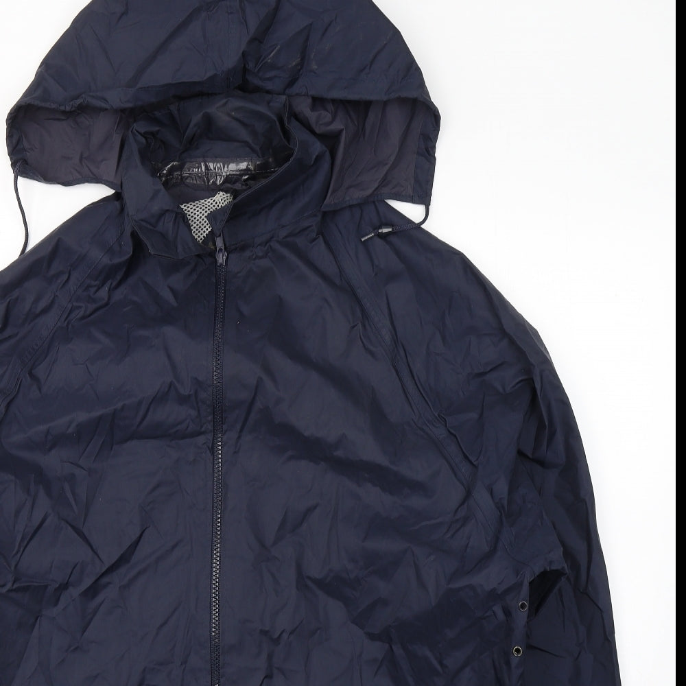 High Point Mens Blue   Rain Coat Jacket Size XL  Zip