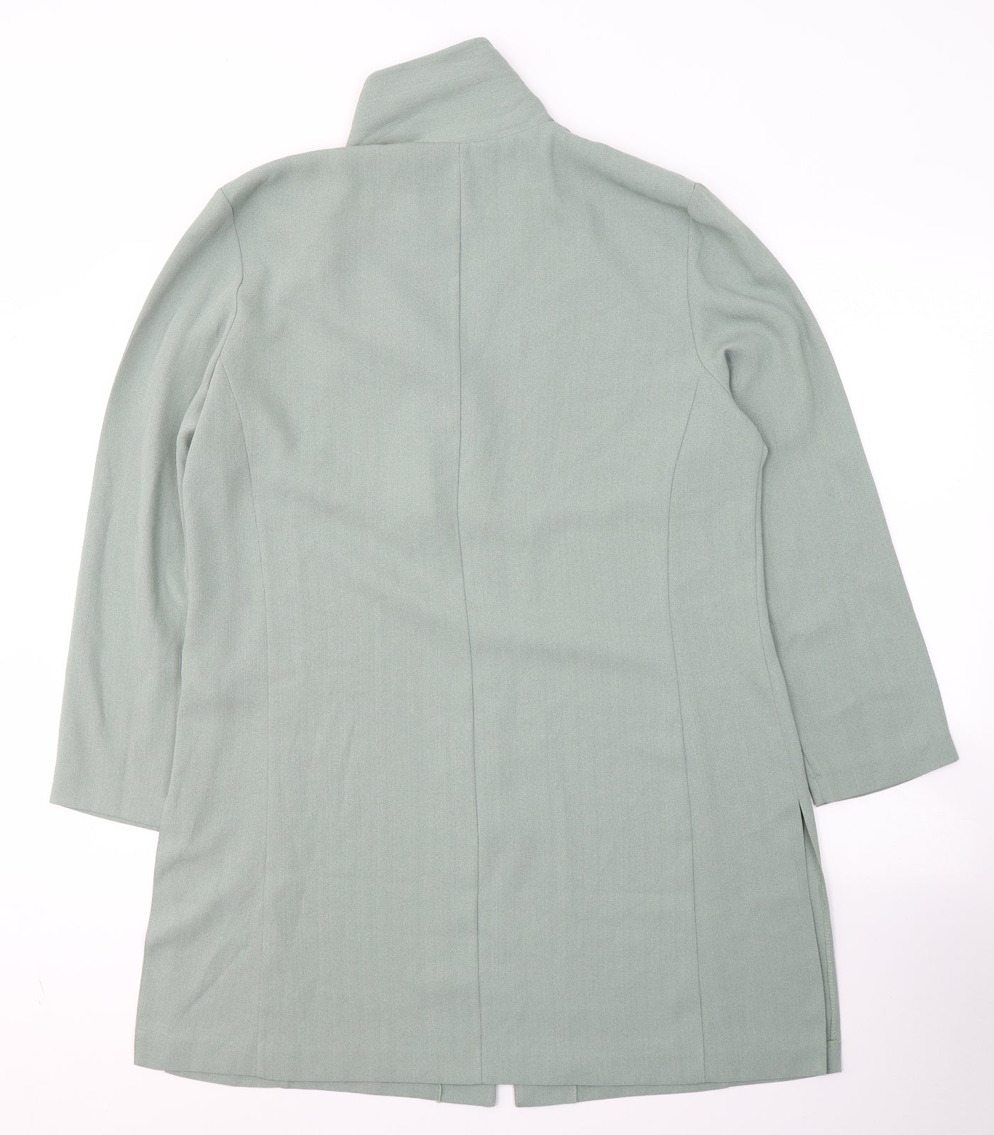 Marks and Spencer Womens Green  Polyester Shirt Dress  Size 14  Collared Button