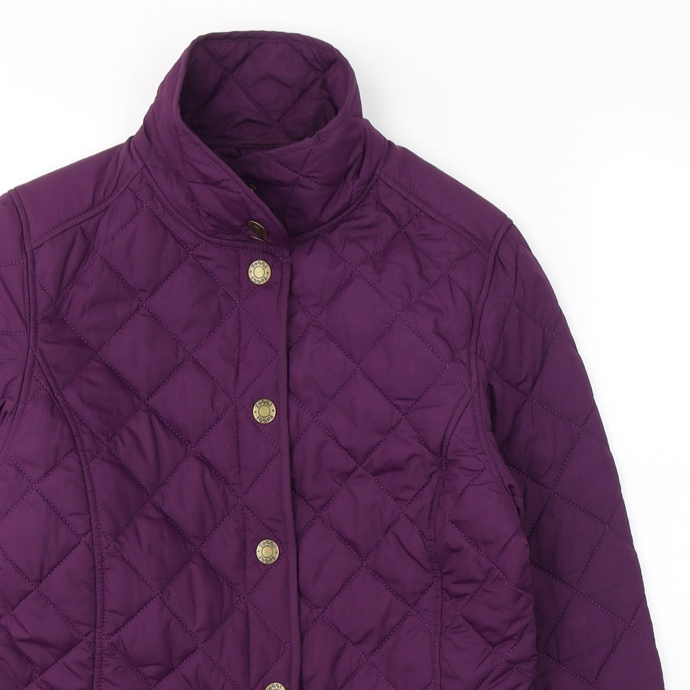 Toggi Womens Purple   Quilted Coat Size 12  Zip