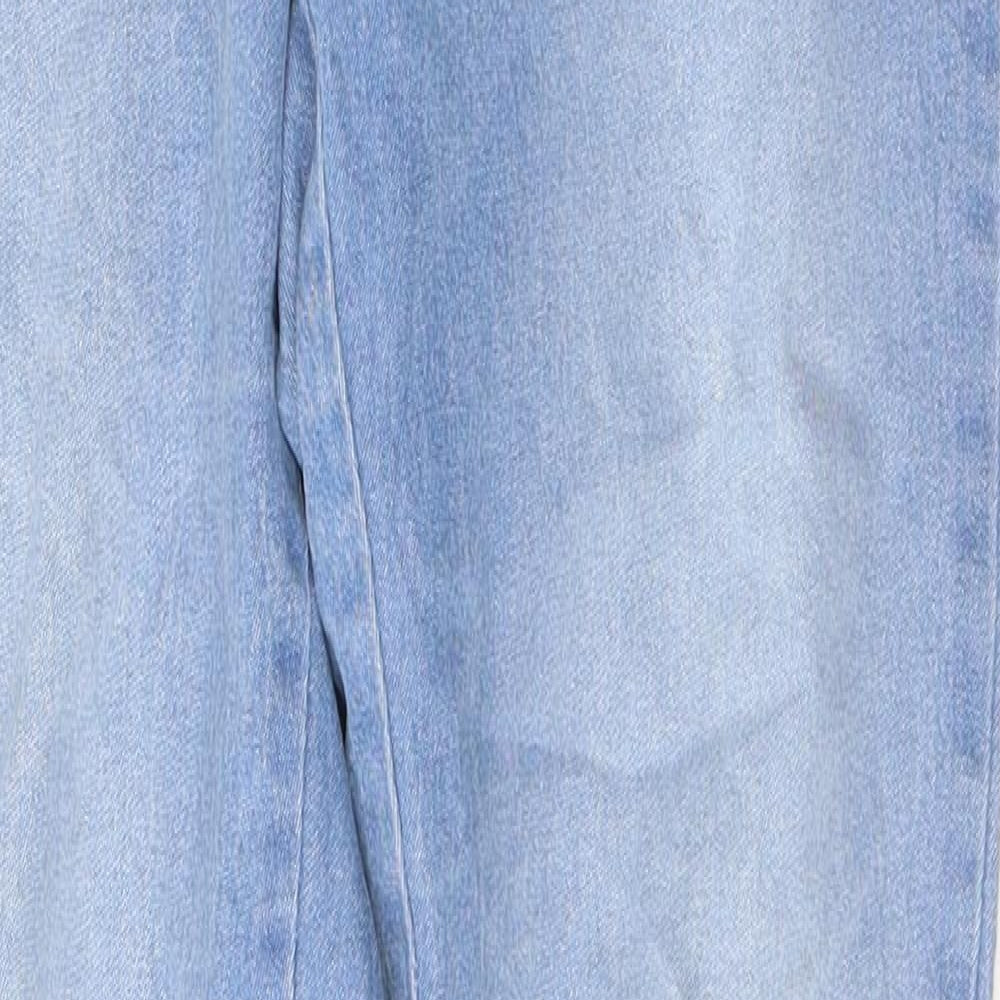ESMARA Womens Blue  Cotton Skinny Jeans Size 12 L31 in Regular Button