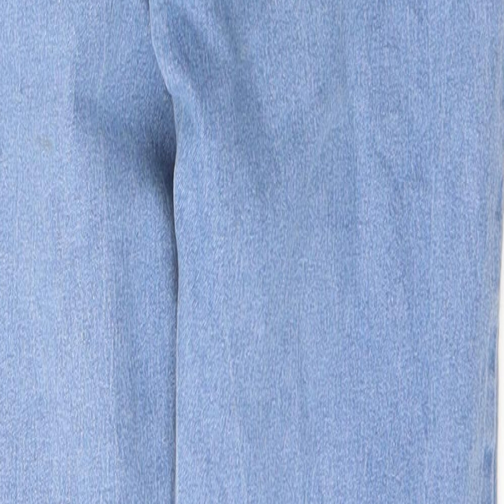 ESMARA Womens Blue  Cotton Skinny Jeans Size 12 L31 in Regular Button