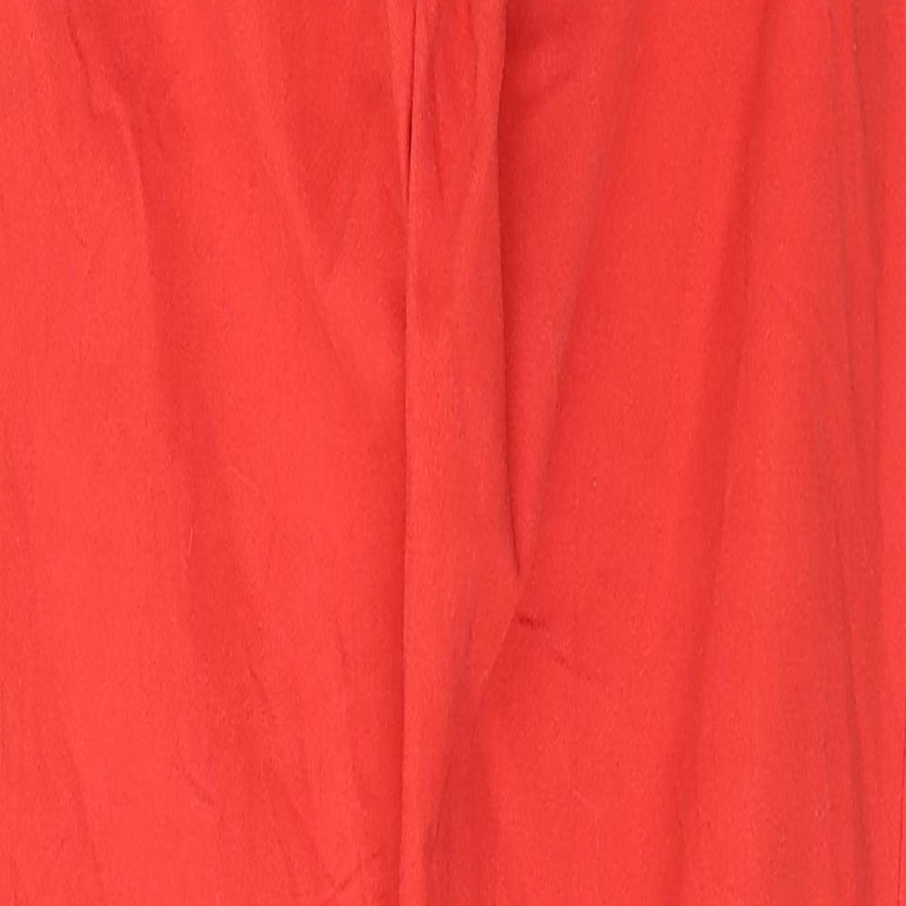 ESMARA Womens Red  Cotton Skinny Jeans Size 12 L32 in Regular Button