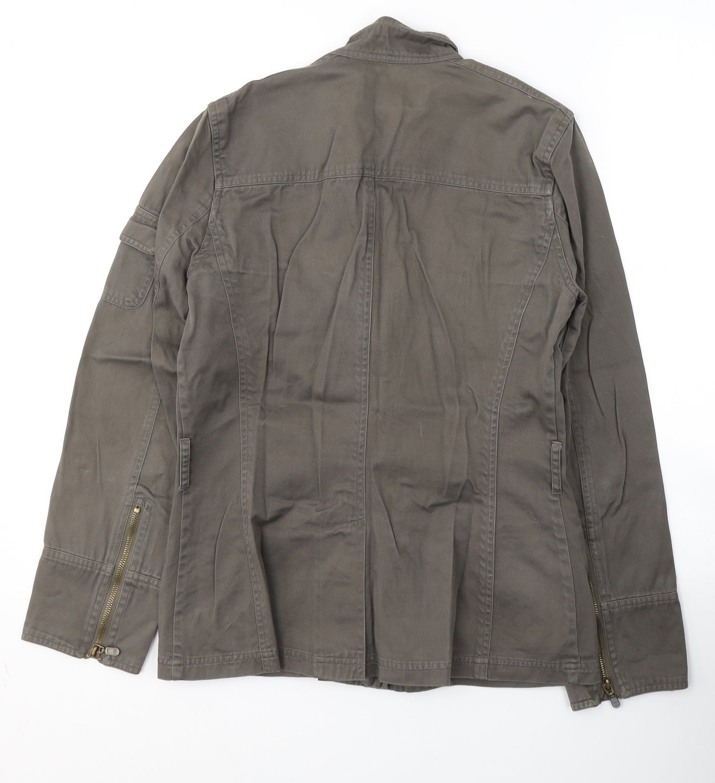 Warehouse Womens Brown   Jacket  Size 12  Zip