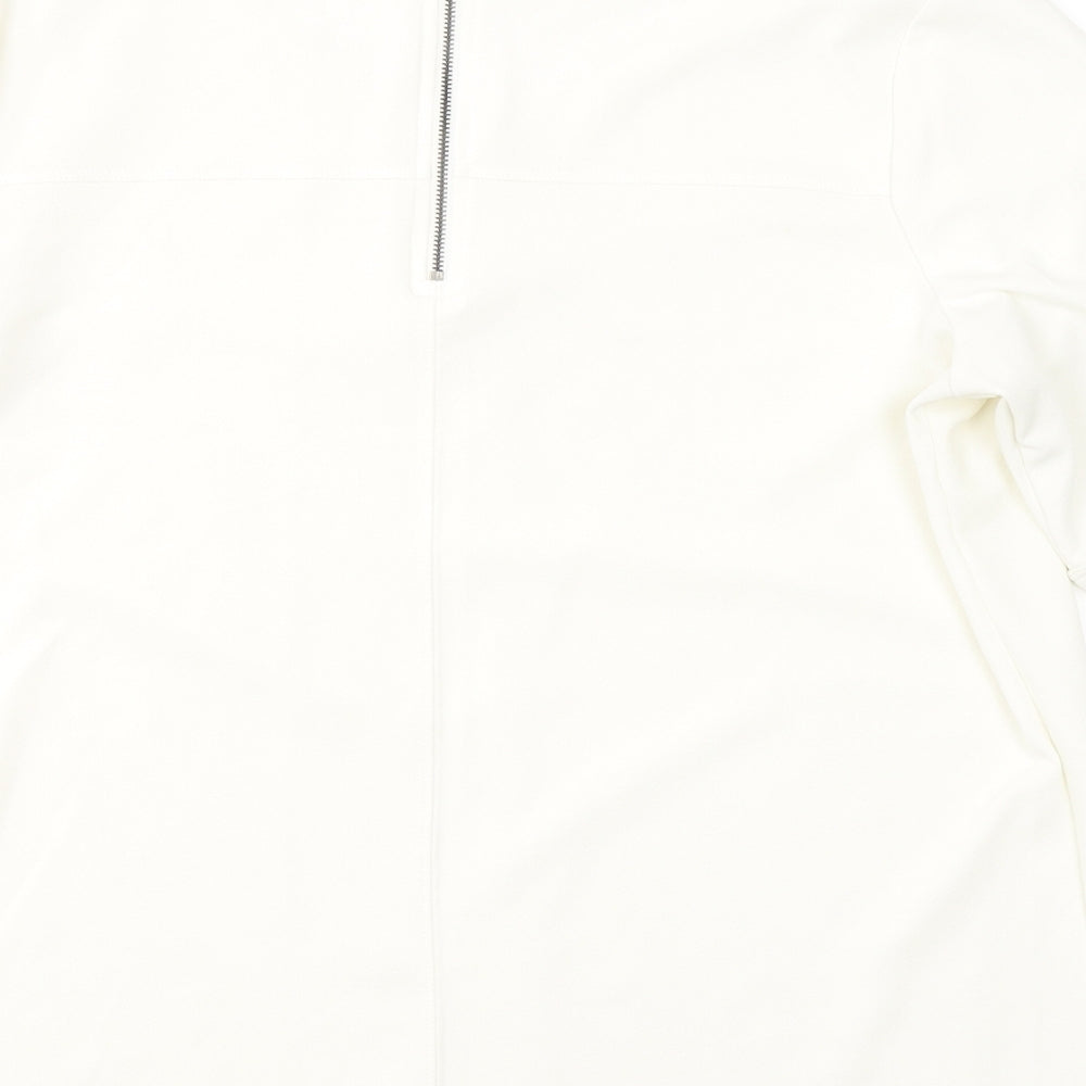 NEXT Womens White  Polyester Basic Blouse Size 16 Round Neck