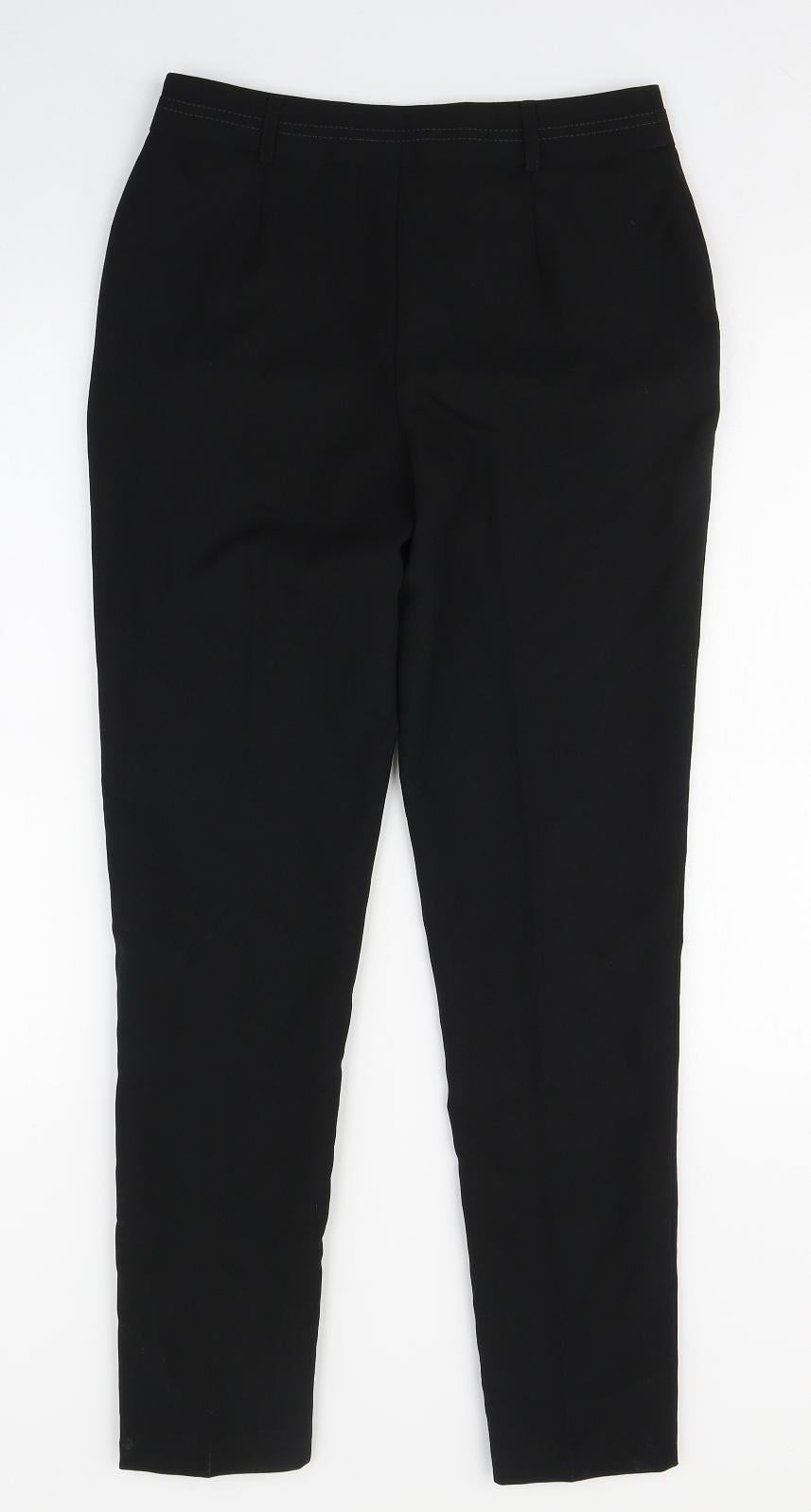 Primark Womens Black  Polyester Trousers  Size 6 L29 in Regular Zip