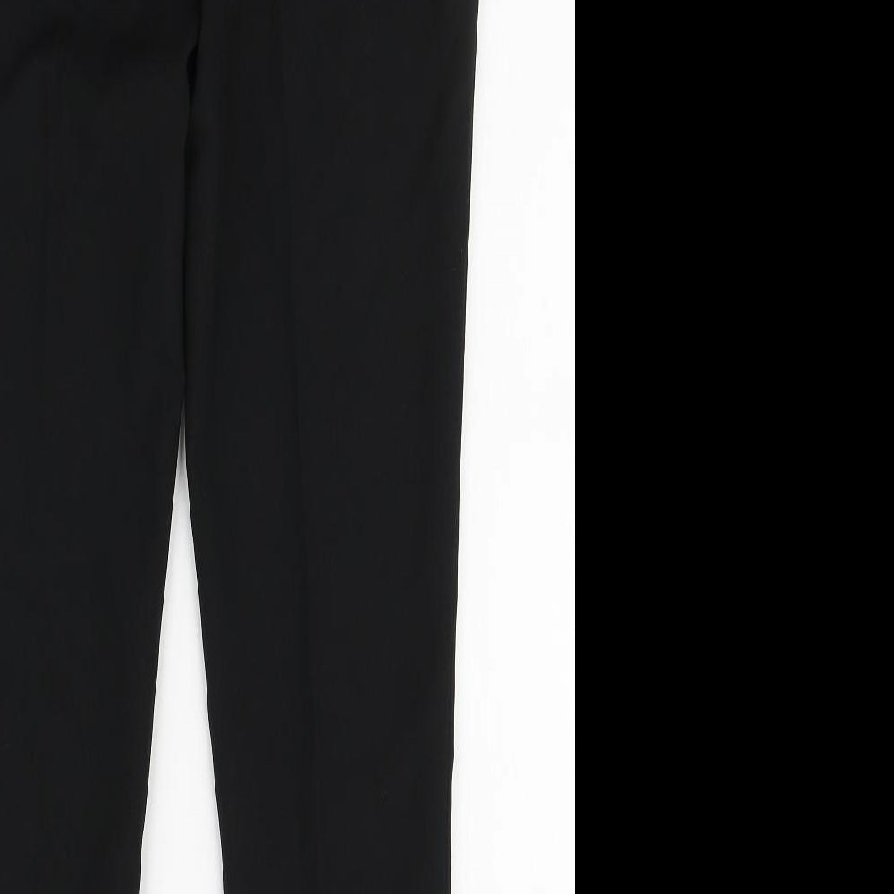 Primark Womens Black  Polyester Trousers  Size 6 L29 in Regular Zip