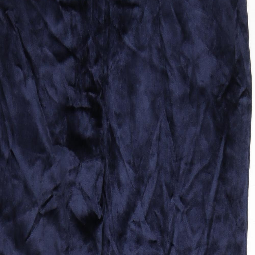 Richards Womens Blue  Viscose Trousers  Size 16 L29 in Regular