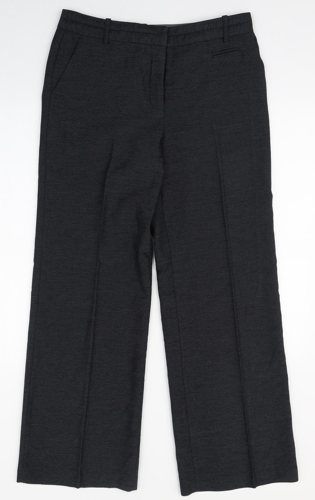 NEXT Womens Blue  Polyester Dress Pants Trousers Size 10 L30 in Regular Zip