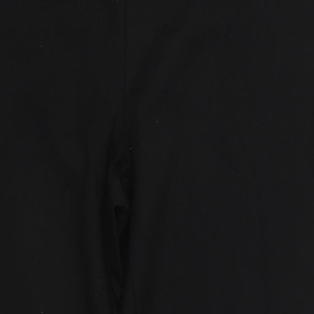 Nutmeg Womens Black  Viscose Jegging Trousers Size 14 L25 in Regular