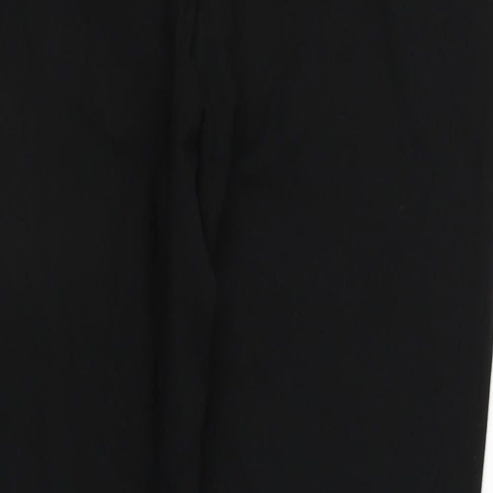 Nutmeg Womens Black  Viscose Jegging Trousers Size 14 L25 in Regular