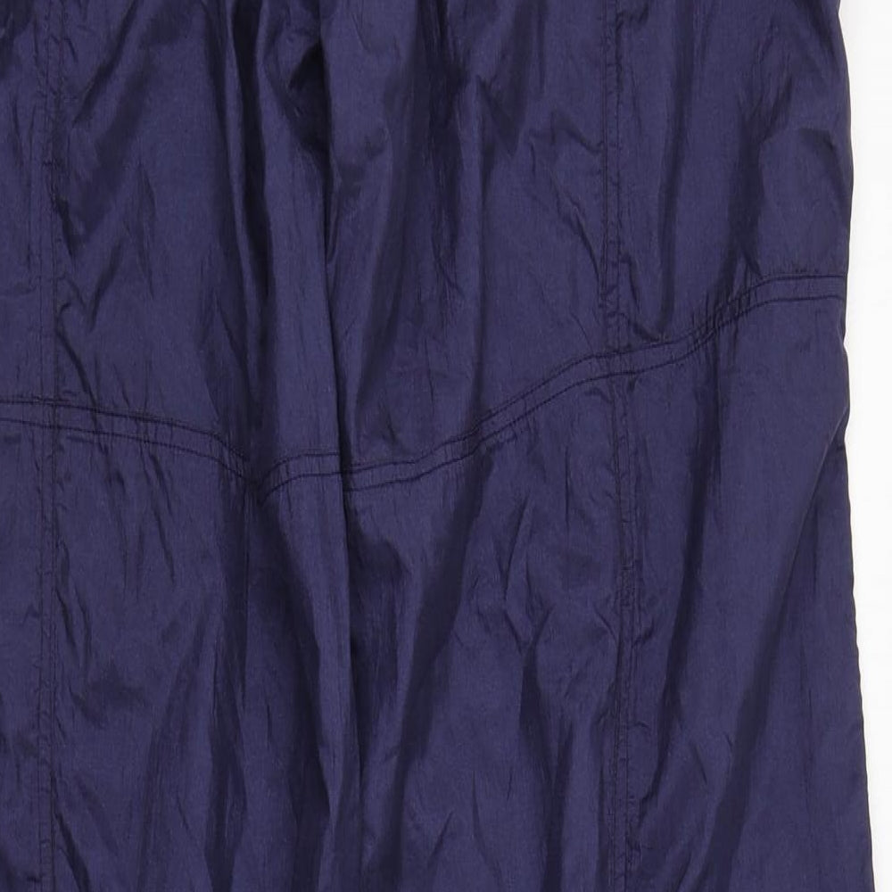 Motel Womens Blue  Polyester Windbreaker Trousers Size S L34 in Regular Zip