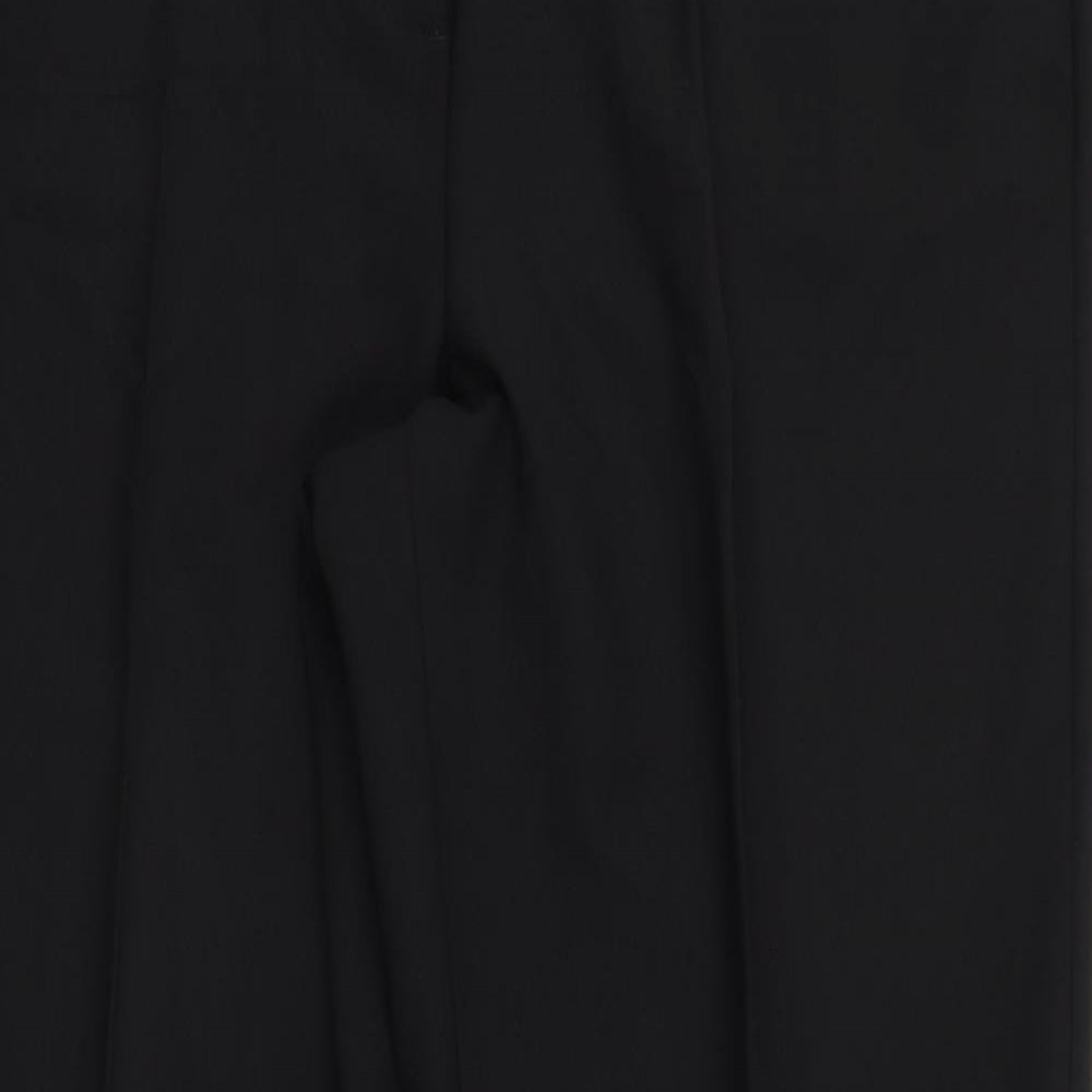 George Womens Black  Polyester Trousers  Size 20 L32 in Regular Zip