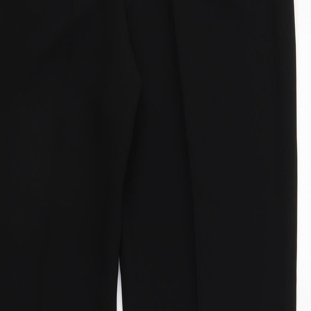 Busy Womens Black  Polyester Trousers  Size 18 L30 in Regular Zip