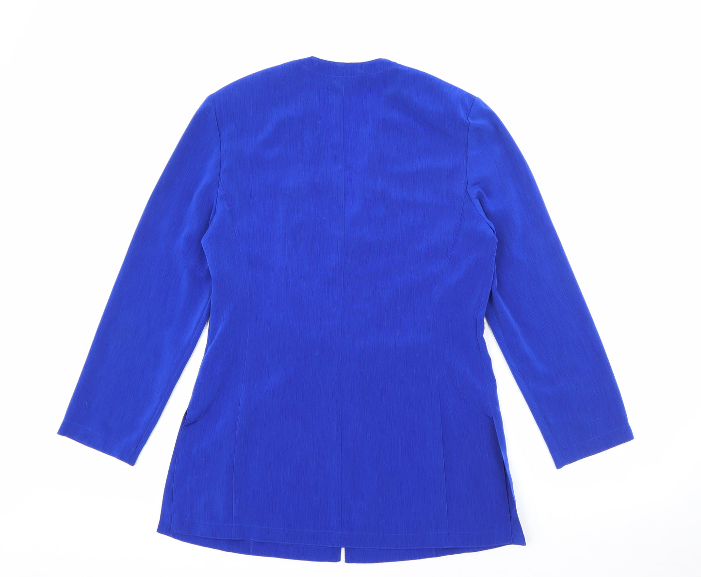 Windsmoor Womens Blue V-Neck  Polyester Cardigan Jumper Size 8