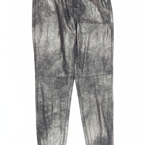 Zara Womens Gold  Polyester Pedal Pusher Leggings Size XS L27 in