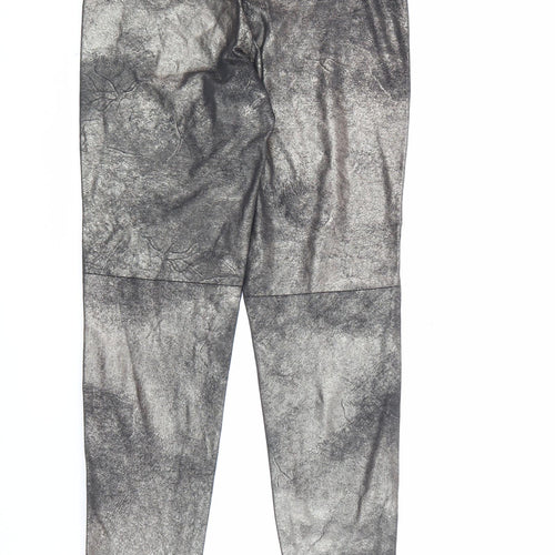 Zara Womens Gold  Polyester Pedal Pusher Leggings Size XS L27 in