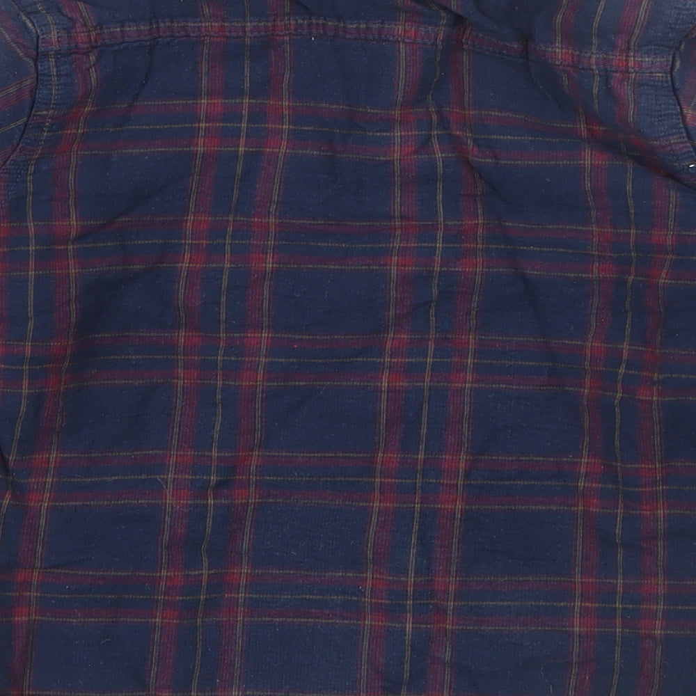 George Boys Blue Plaid  Jacket  Size 4-5 Years  Button