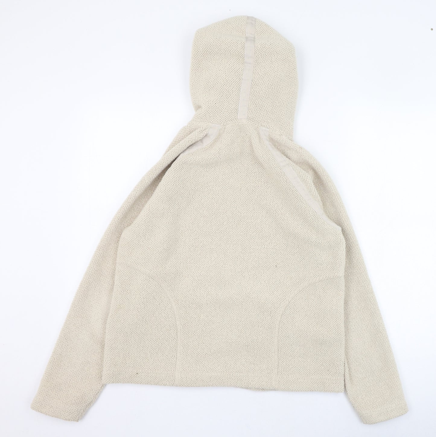 NEXT Womens Ivory  Polyester Full Zip Hoodie Size 14  Zip