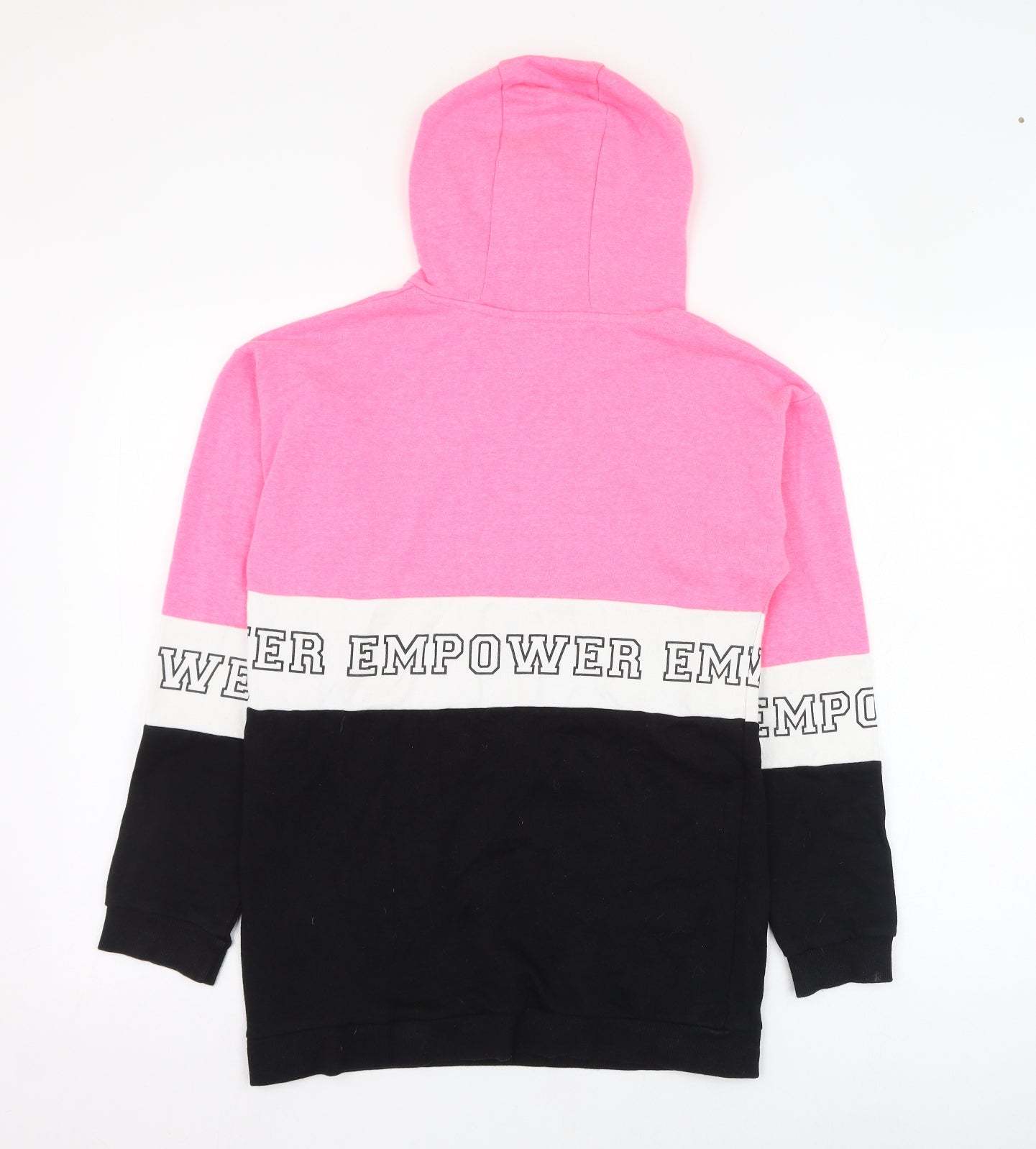 Pep&co Girls Pink  Polyester Pullover Hoodie Size 12-13 Years  Pullover