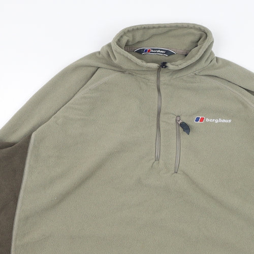 Berghaus Mens Green  Polyester Pullover Sweatshirt Size L   - Fleece