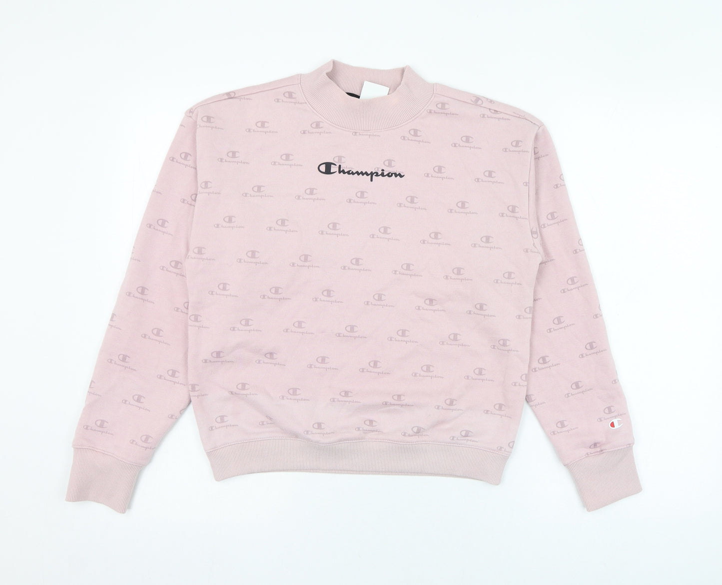 Champion Womens Pink  Cotton Pullover Sweatshirt Size XS  Pullover