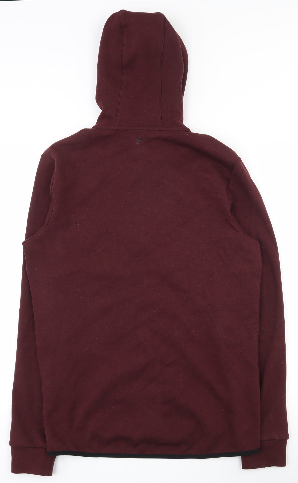 H&M Mens Red  Cotton Full Zip Hoodie Size S