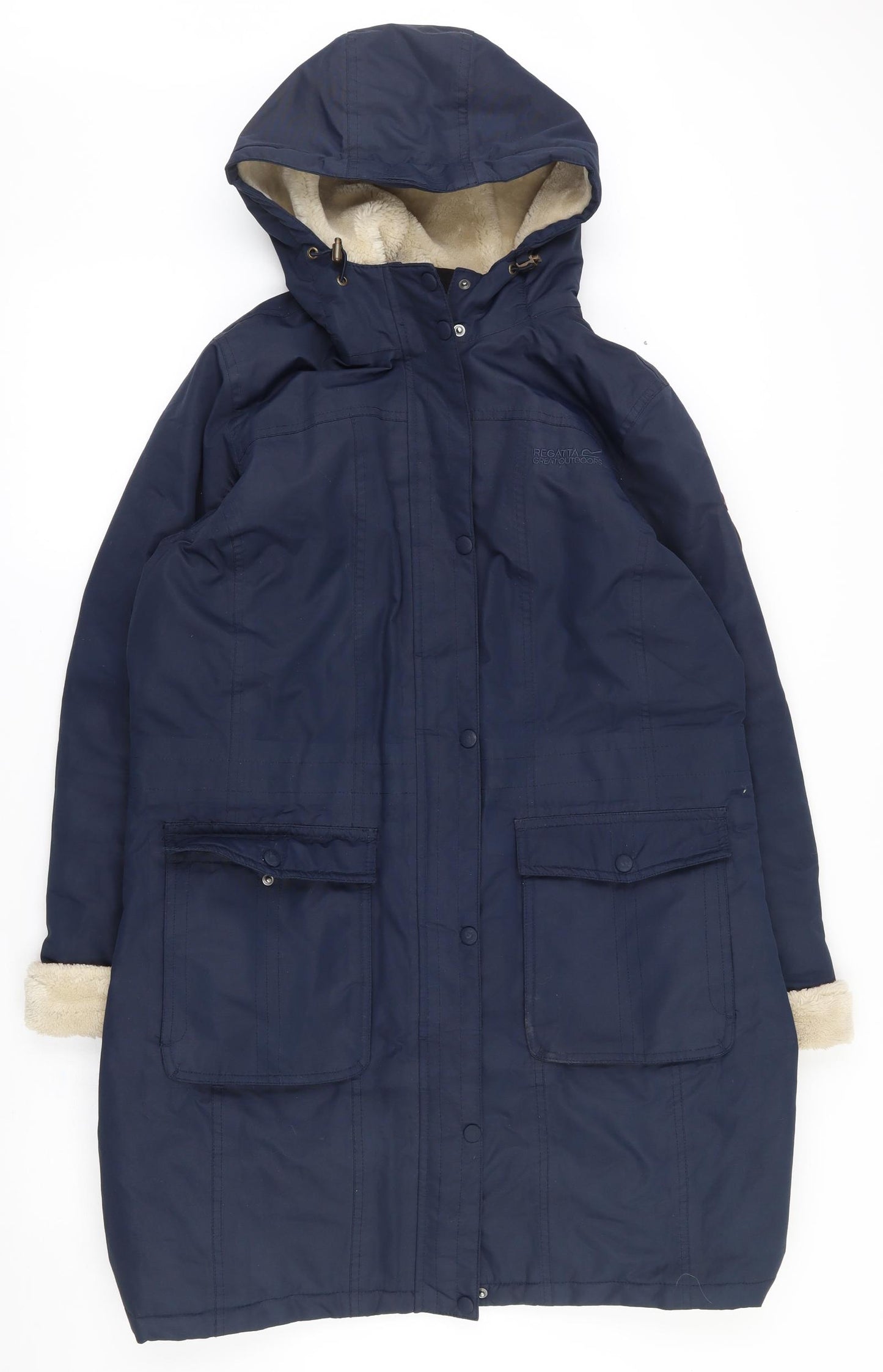 Regatta Womens Blue   Parka Coat Size 16  Zip