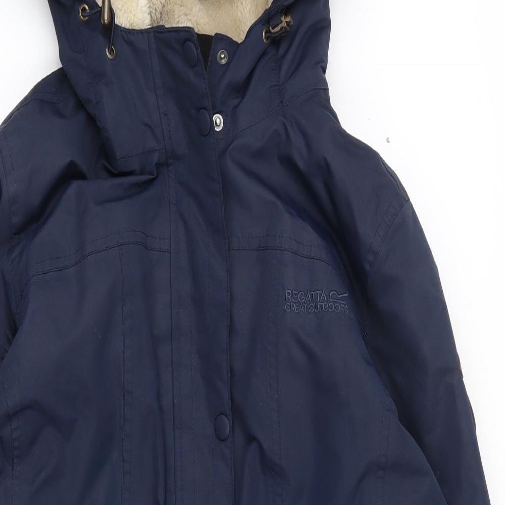 Regatta Womens Blue   Parka Coat Size 16  Zip