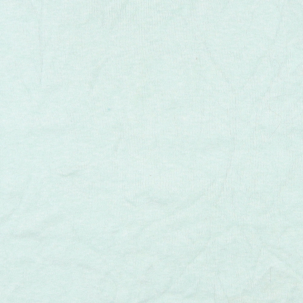 F&F Womens Green V-Neck  Viscose Pullover Jumper Size M