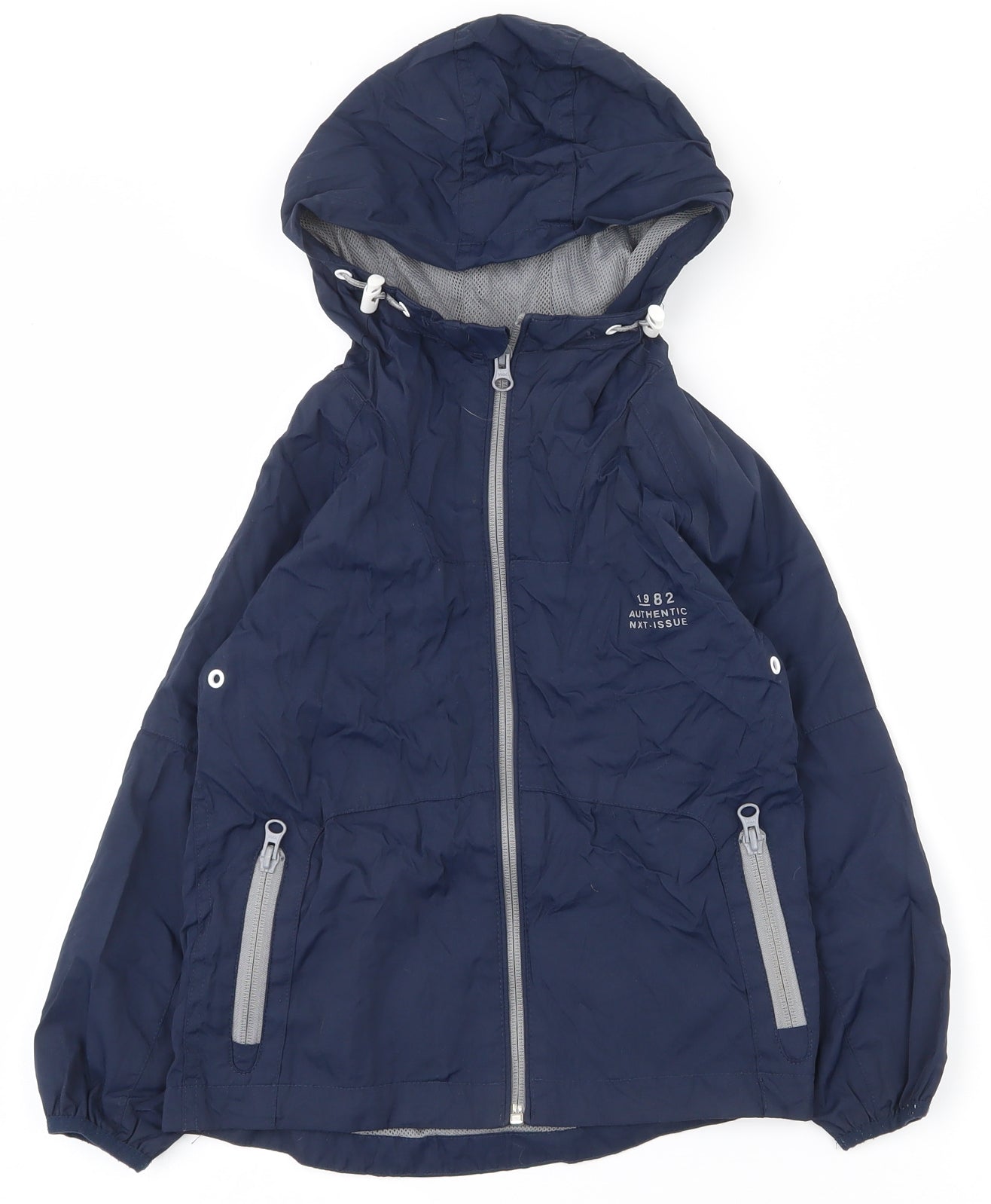NEXT Boys Blue   Rain Coat Coat Size 4 Years  Zip