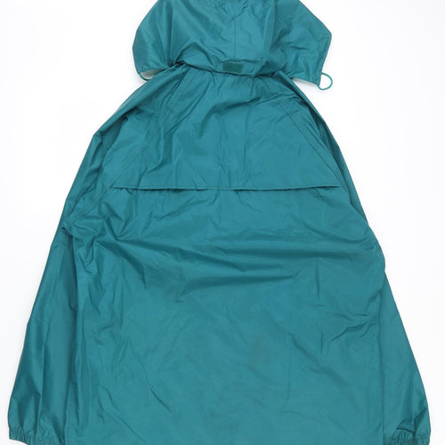 High Point Mens Green   Rain Coat Coat Size XL  Zip - Pack away hood
