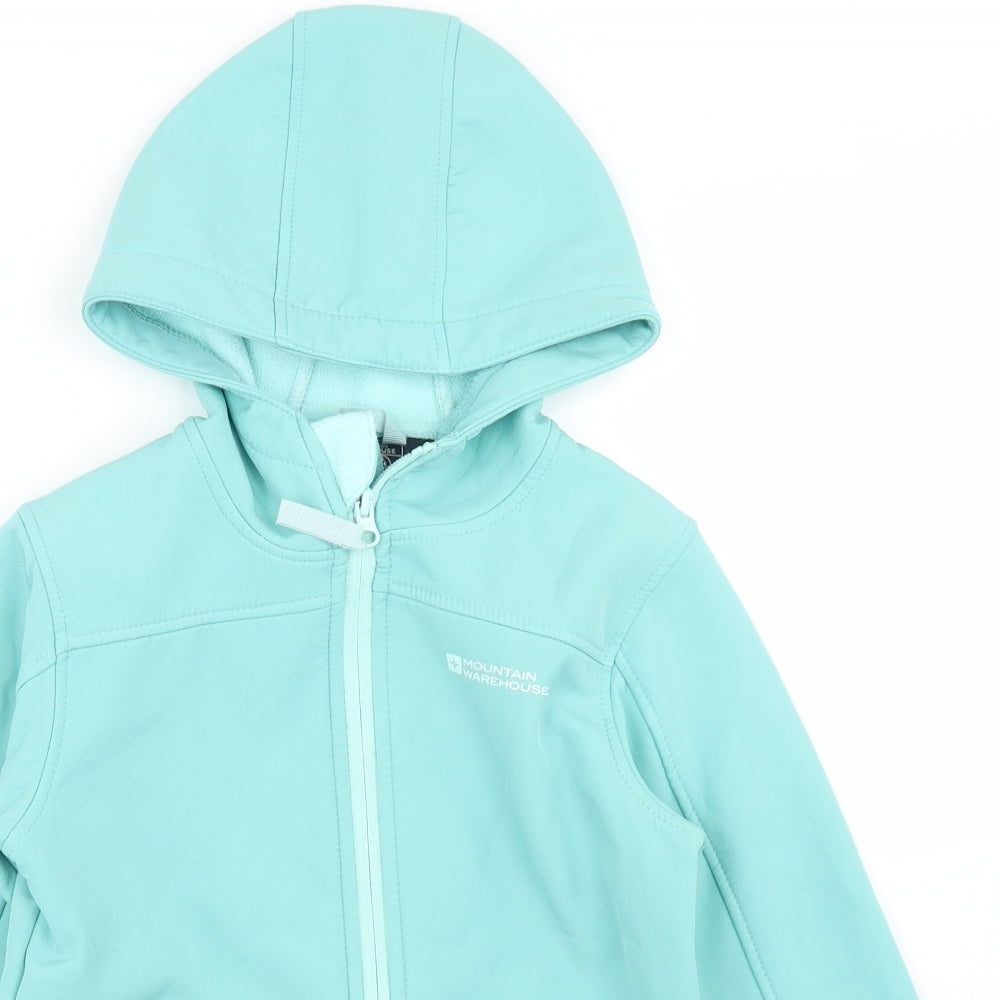 Mountain Warehouse Girls Blue   Jacket  Size 7-8 Years  Zip