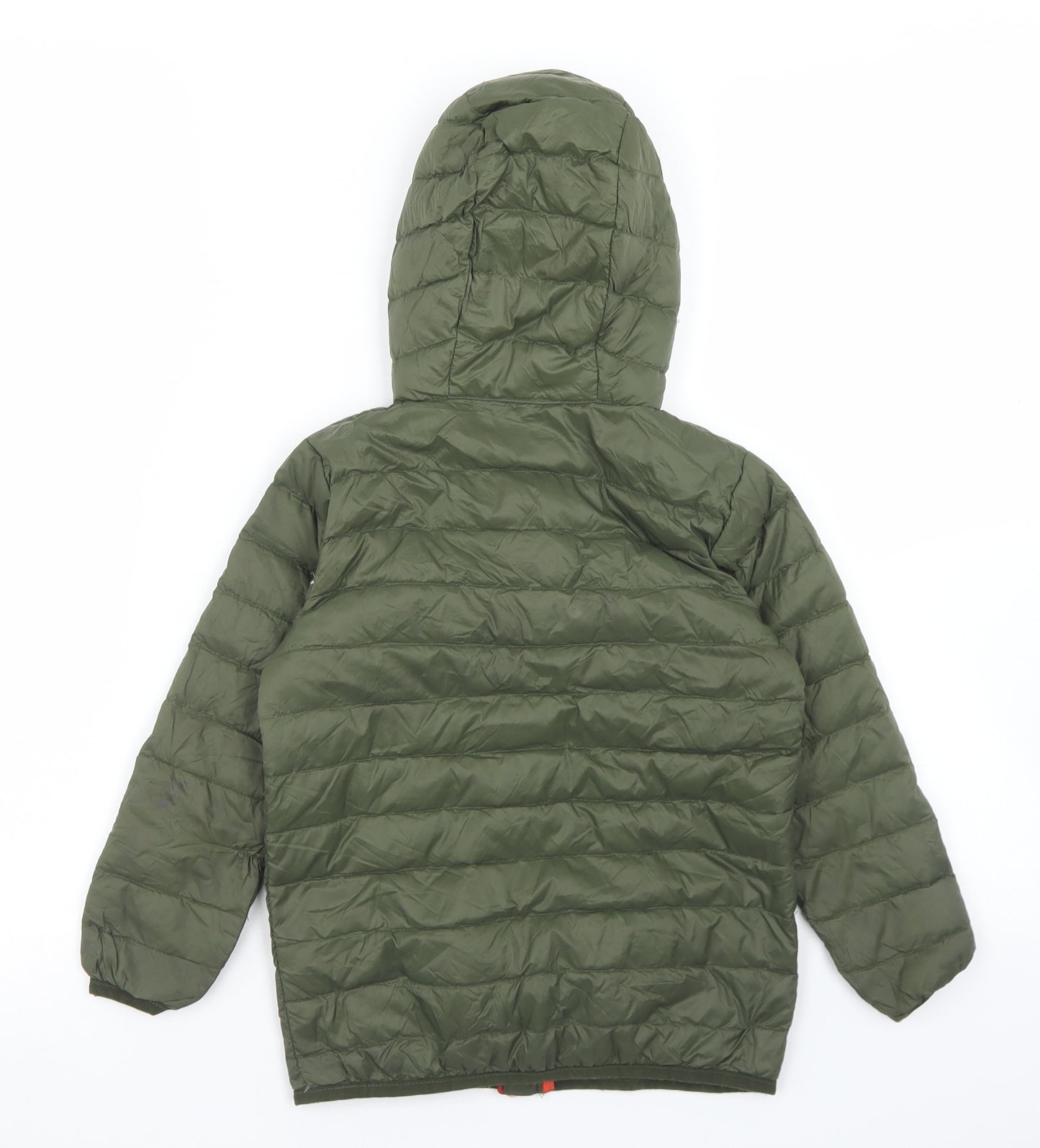 HDJ Kids Boys Green   Puffer Jacket Jacket Size 3-4 Years  Zip