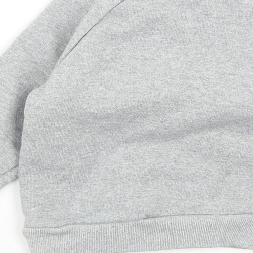 Tobias & The Bear Boys Grey  Cotton Pullover Casual Size 0-3 Months Crew Neck  - Geometric Fox