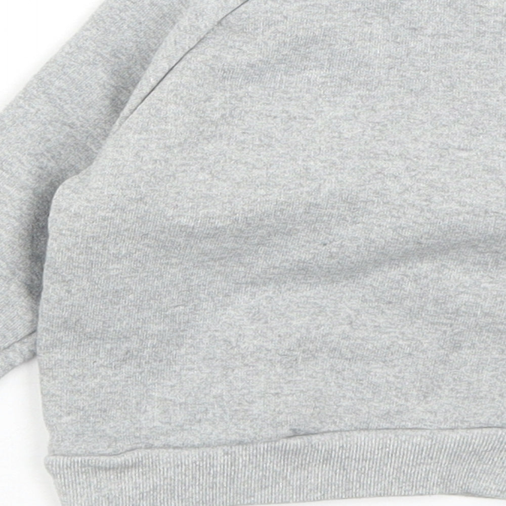 Tobias & The Bear Boys Grey  Cotton Pullover Casual Size 0-3 Months Crew Neck  - Geometric Fox