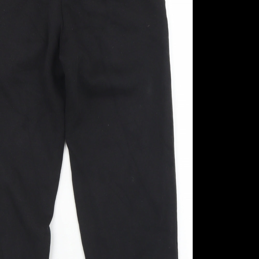 ASOS Womens Black  Cotton Jogger Trousers Size 6 L23 in Regular Drawstring