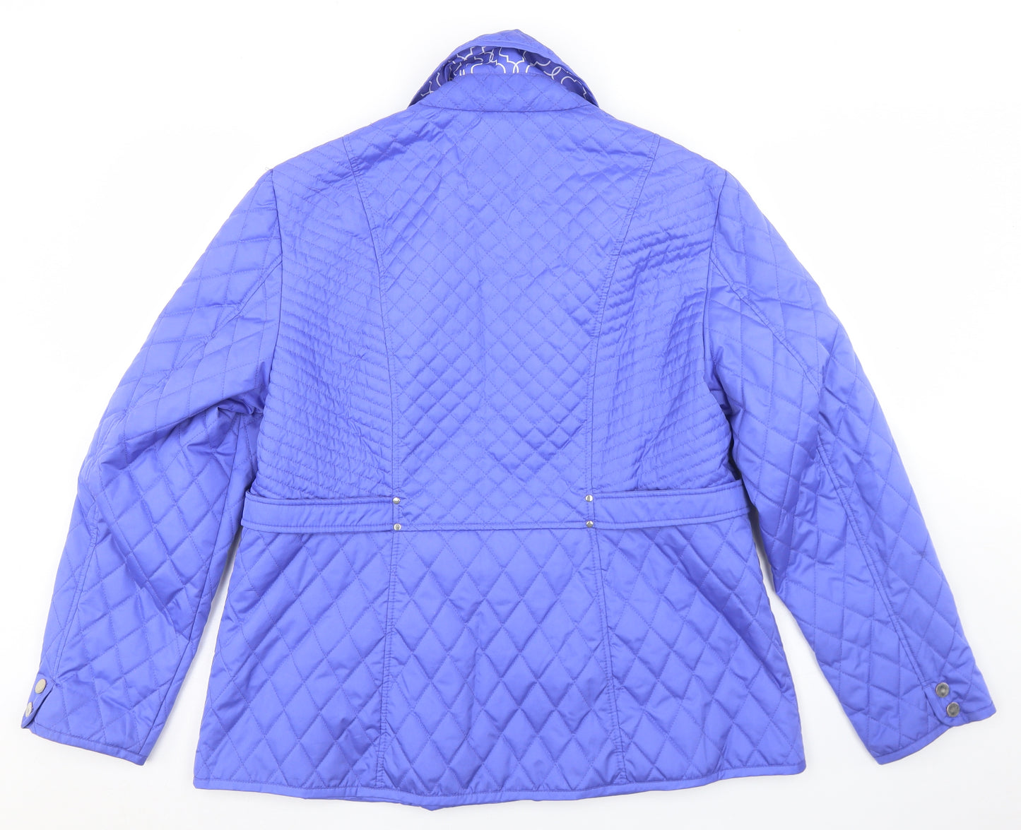 Centigrade Womens Blue   Quilted Jacket Size L  Zip